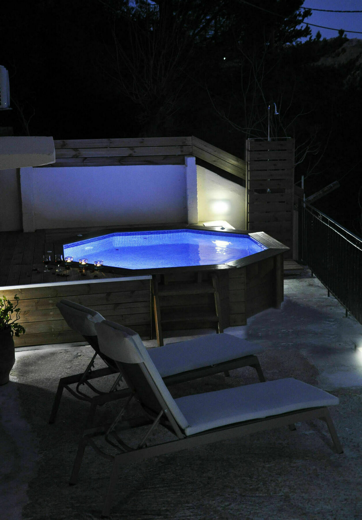 Villa Lakki Heated Round Pool Jacuzzi Lákkoi Extérieur photo