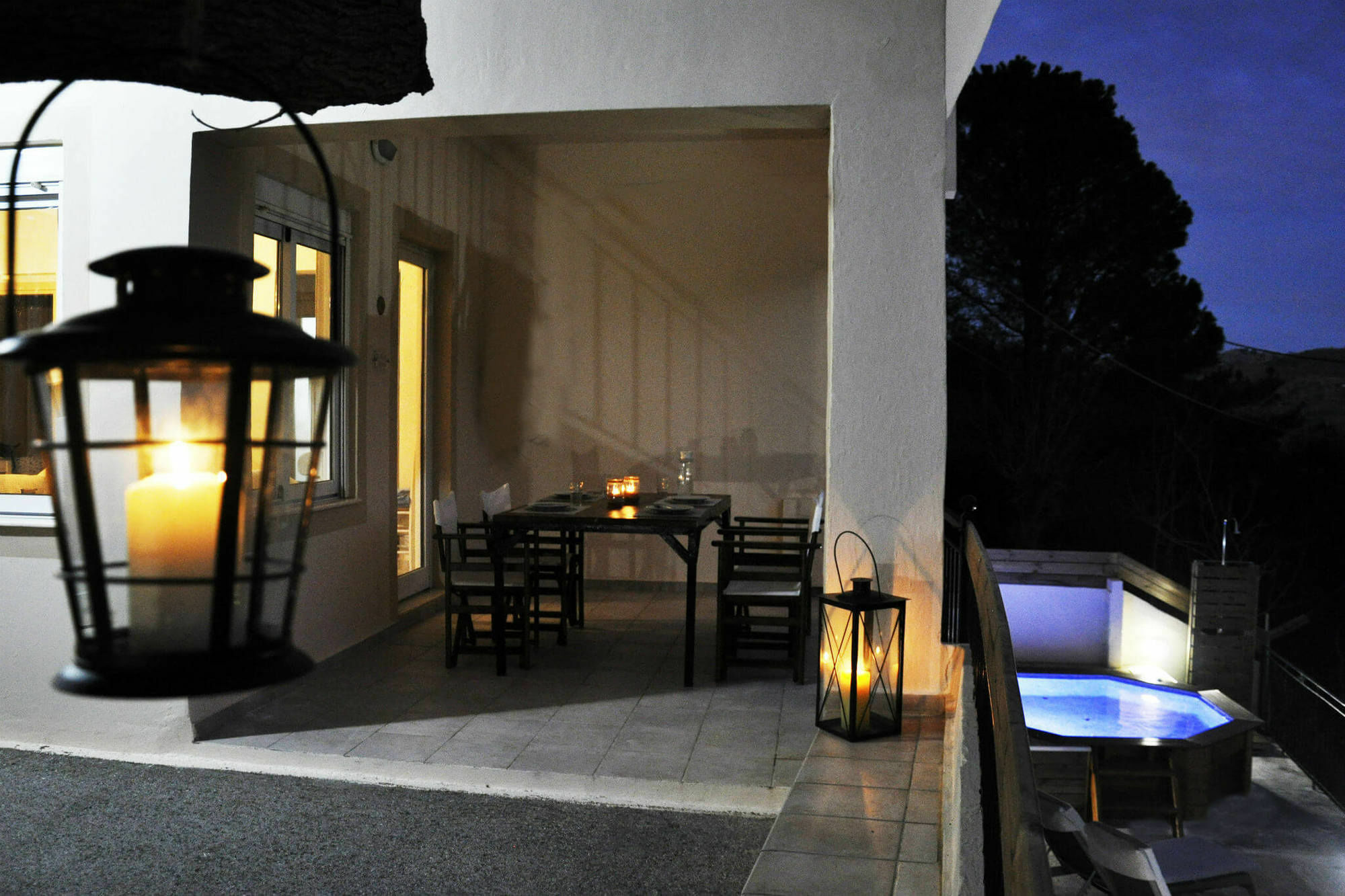 Villa Lakki Heated Round Pool Jacuzzi Lákkoi Extérieur photo