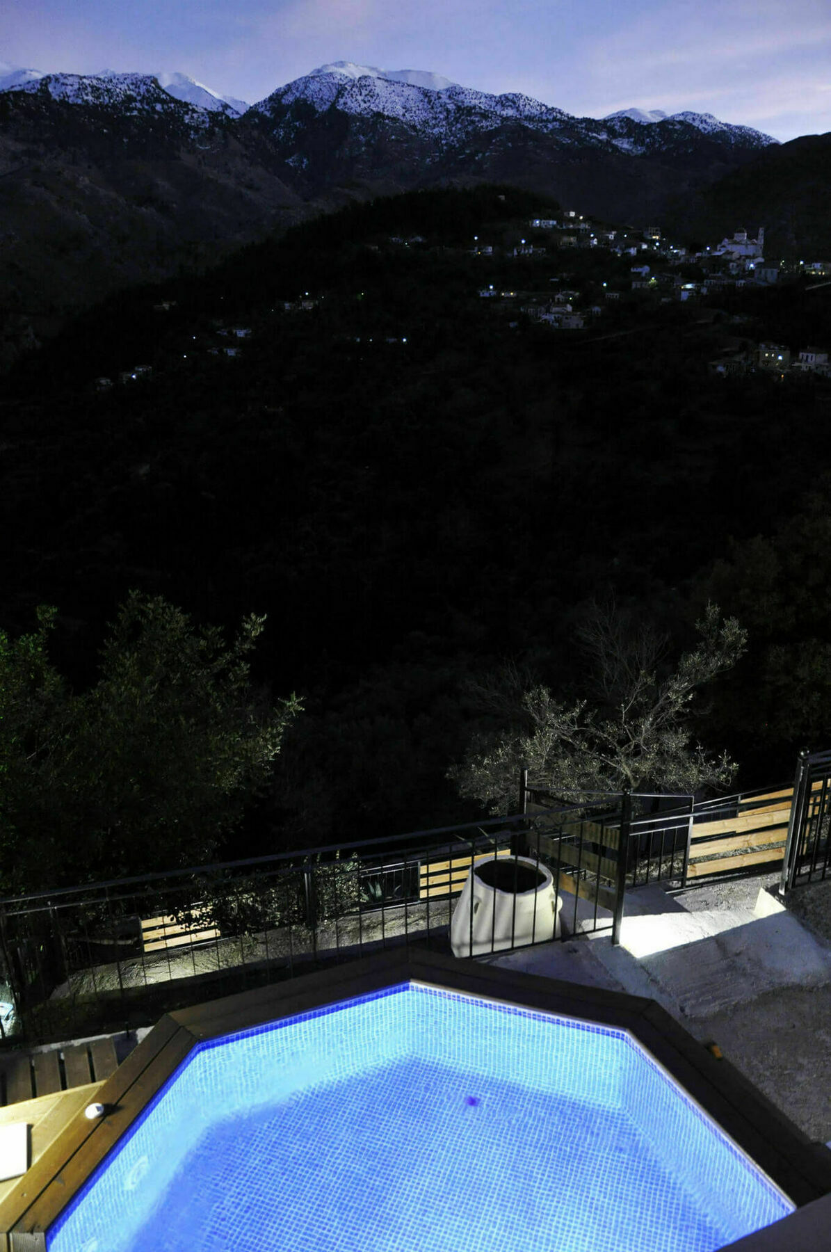 Villa Lakki Heated Round Pool Jacuzzi Lákkoi Extérieur photo